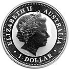 1 Dollar - Elizabeth II (Australian Kookaburra)