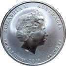 50 Cents - Elizabeth II (Australian-American WWII Memorial) 2013