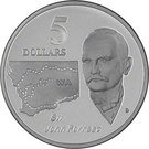 5 Dollars - Elizabeth II (Sir John Forrest)