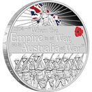1 Dollar - Elizabeth II (ANZAC Spirit 100th Anniversary Coin Series – Declaration of War)