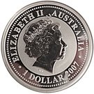 1 Dollar - Elizabeth II (4th portrait; "Lunar Year Series" Silver Bullion)