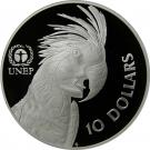 10 Dollars - Elizabeth II (Palm Cockadoo UNEP)