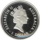 1 Dollar - Elizabeth II (Australian Kookaburra)