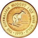 100 Dollars - Elizabeth II ("Kangaroo" Gold Bullion Coinage)