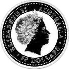 10 Dollars - Elizabeth II (Australian Kookaburra)