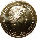 1 Dollar - Elizabeth II (AFL Premiers Hawthorn 2014)