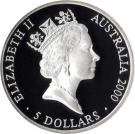 5 Dollars - Elizabeth II ("Sydney 2000 Series" Silver Bullion Coinage)