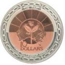 10 Dollars - Elizabeth II (Millennium)