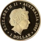 1 Dollar - Elizabeth II (90th Anniversary ANZAC)
