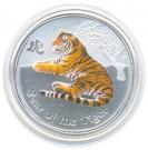 50 Cents - Elizabeth II ('Lunar Series II' Silver Bullion Coinage; colourized)