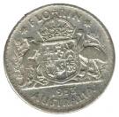 1 Florin - Elizabeth II (1st portrait; without "F:D:")