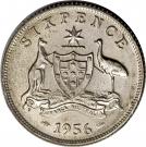 6 Pence - Elizabeth II (with "F:D:")