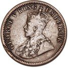½ Penny - George V (Indian ¼ Anna Obverse Mule)