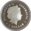 1 Dollar - Elizabeth II (Queen Elizabeth II)