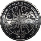 20 Cents - Elizabeth II (25th Anniversary of International Day of People with Disability)