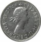 3 Pence - Elizabeth II (1st portrait; without "F:D:")