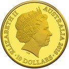 10 Dollars - Elizabeth II (Year of the Monkey)