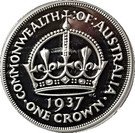 50 Cents - Elizabeth II (Masterpiece in Silver - 1937 Crown)