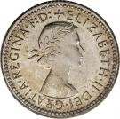 6 Pence - Elizabeth II (with "F:D:")