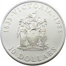 10 Dollars -  Elizabeth II (Victoria)