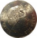 50 Cents - Elizabeth II (Lunar Year of the Snake)