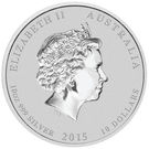 10 Dollars - Elizabeth II (Year of the Goat)