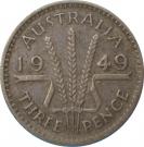 3 Pence - George VI (without "IND:IMP")