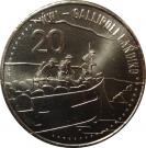 20 Cents - Elizabeth II (Gallipoli Landing)
