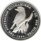 1 Dollar - Elizabeth II (Australian Kookaburra)