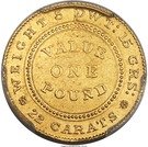1 Pound - Victoria "Adelaide Pound" (South Australia Colony)