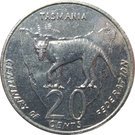 20 Cents - Elizabeth II (Centenary of Federation - Tasmania)