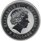2 Dollars - Elizabeth II ("Lunar Year Series II" Silver Bullion Coinage)