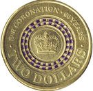 2 Dollars - Elizabeth II (Coronation Jubilee)