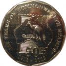 50 Cents - Elizabeth II (100 Years of Commonwealth Stamps)