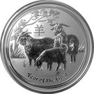2 Dollars - Elizabeth II ("Lunar Year Series II" Silver)