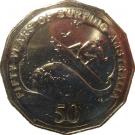 50 Cents - Elizabeth II (50th Anniversary of Surfing Australia)