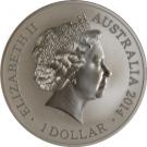 1 Dollar - Elizabeth II (Kangaroo in Outback)