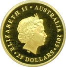 25 Dollars - Elizabeth II (First Australian Sovereign)