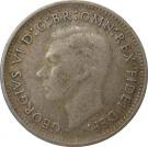 3 Pence - George VI (without "IND:IMP")