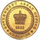 1 Pound - Victoria "Adelaide Pound" (South Australia Colony; Dentilated inner circle)