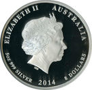 8 Dollars - Elizabeth II (Year of the Horse)