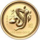 100 Dollars - Elizabeth II ("Lunar Year Series" Gold Bullion Coinage)