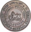 ½ Penny (John Andrew & Co. - Melbourne, Victoria)