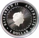 1 Dollar - Elizabeth II ("Lunar Monkey" Silver Bullion Coinage)