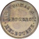 ½ Penny (T. W. Thomas & Co. - Melbourne, Victoria)
