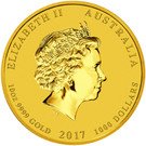 1000 Dollars - Elizabeth II (Year of the Rooster)