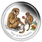 50 Cents - Elizabeth II (Year of the Monkey; Colorized)