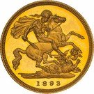 ½ Sovereign - Victoria