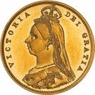 ½ Sovereign - Victoria