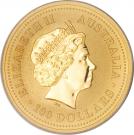 100 Dollars - Elizabeth II ("Kangaroo" Gold Bullion Coinage)